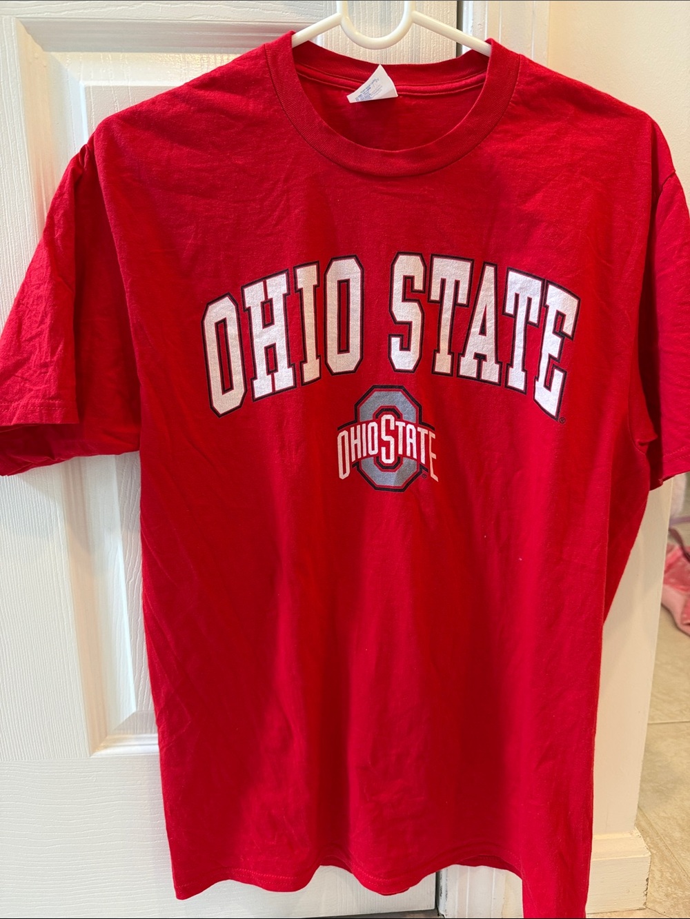 Ohio State Red Graphic Tee. Size medium